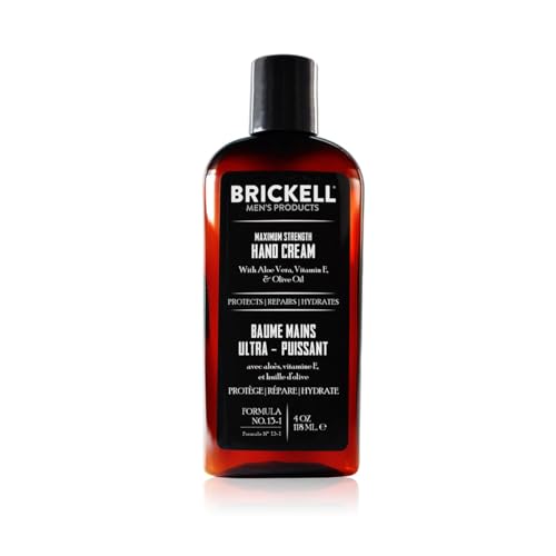 Brickell Men's Maximum Strength Hand Cream for Men, - Product Imagery