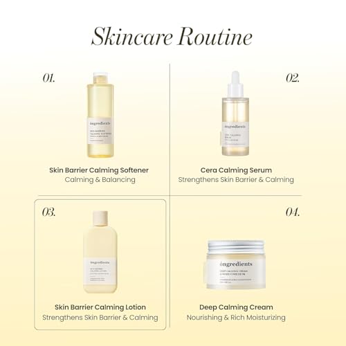 ONGREDIENTS Skin Barrier Calming Lotion | Lightweight - Product Imagery