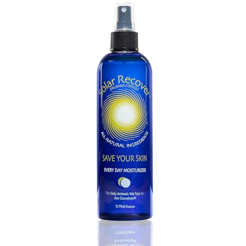 Solar Recover After Sun Moisturizing Spray (12 Ounce) - Hydrating Facial and Body Mist - 2460 Sprays of Sunburn Relief W