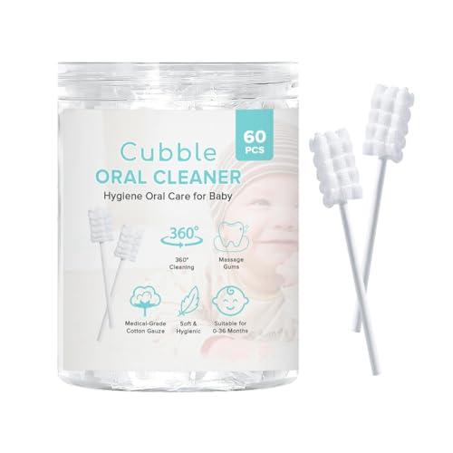 Baby Tongue Cleaner, 60pcs, Disposable Infant Toothbrush, - Product Imagery