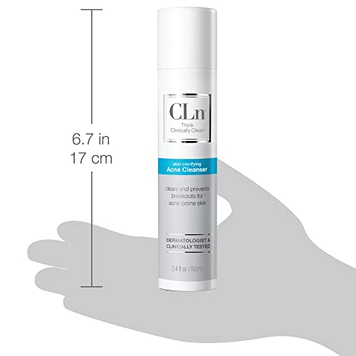 CLn® Acne Cleanser-Facial Cleanser with 0.5% Salicylic Acid to - Product Imagery
