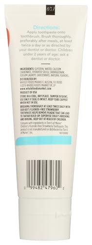 365 by Whole Foods Market, Kid's Fluoride-Free Toothpaste, - Product Imagery