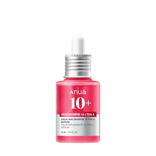 Anua Niacinamide 10 + TXA 4 Serum, Korean Skincare, 1.01 fl.oz | - Product Imagery
