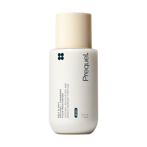 Prequel Skin Hydrating Moisturizer Face Cream, Ceramide Peptide Lotion