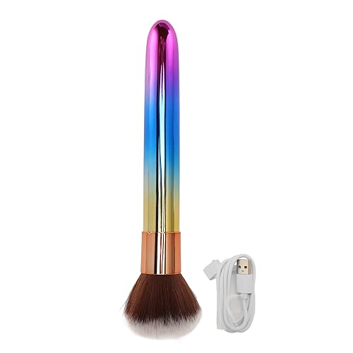 LUCKDANO Electric Makeup Brush with Adjustable Frequency Soft Hair for Delicate Makeup Multifunctional Brush for Loose P
