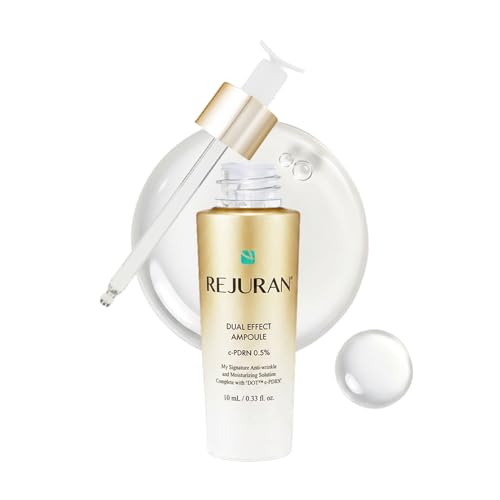 REJURAN Dual Effect Ampoule DOT DUAL cPDRN Face Serum 0.33 floz Travel Size – Dual Effect