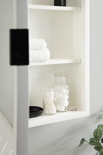 Kate and Laurel Mezzeta Decorative Modern Rectangle Bathroom - Product Imagery