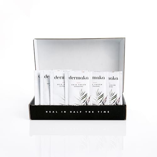 Dermaka Skin Cream 5ml Packets, 25 Count, Arnica Cream for Bruise-Prone Skin
