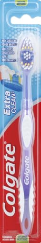 Colgate Extra Clean Toothbrush, Medium, Colors May Vary - Product Imagery
