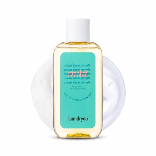 LAUNDRYOU Gel-to-Foam Facial Cleanser with PHA and Probiotic Ferment