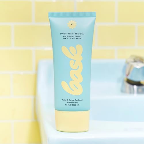 Bask SPF 40 Daily Invisible Gel Face Sunscreen - Broad Spectrum - Product Imagery
