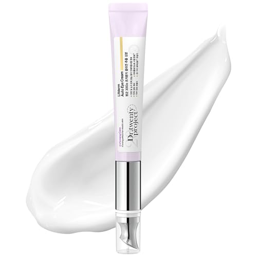 Dr.twentyproject Lifderm Eye Cream with Collagen & Vibrating Device for Wrinkles, Anti-Aging, Dark Circles – Lifting, Fi