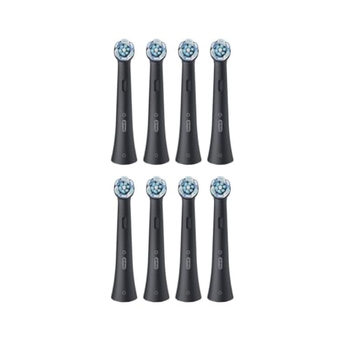 Oral-B iO Ultimate Cleaning Toothbrush Heads - Black (Pack of 8) - Product Imagery