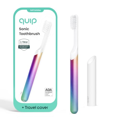 Quip Metal Sonic Electric Toothbrush for Adults - Time Travel & - Product Imagery