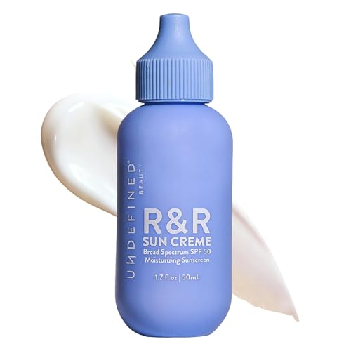 Undefined R&R Sun Crème SPF 50 – 3-in-1 Moisturizing Sunscreen with Ceramides, CoQ10, Niacinamide, Resveratrol, no white