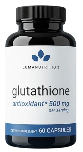 Luma Nutrition Premium Glutathione Supplement - 500mg - 60 - Product Imagery