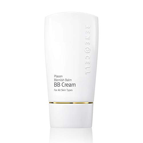 RENECELL [Rene Cell Placen Blemish Balm BB Cream, Glossy Face Makeup (50g / 1.8oz) – Universal, Alcohol Free