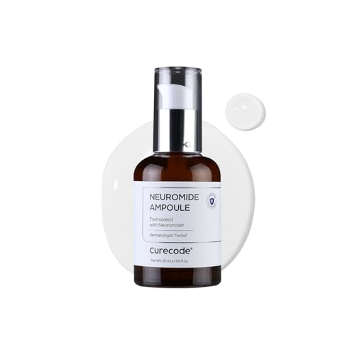 CURECODE Neuromide Ampoule 50ml (1.71 fl oz) Hydrating Facial Serum for Dry Sensitive Skin - Korean Skin Care Face Ampou