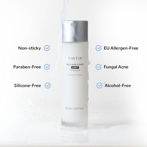 TIRTIR Milk Skin Rice Toner Light | Instant Hydration with 4% - Product Imagery