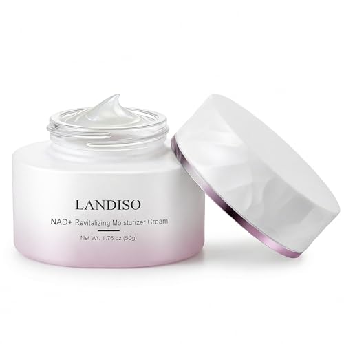 LANDISO NAD+, Bifida & Peptide Anti-Aging Moisturizer - 5 Botanical Extracts Soothing Repair Formula with Hyaluronic Aci