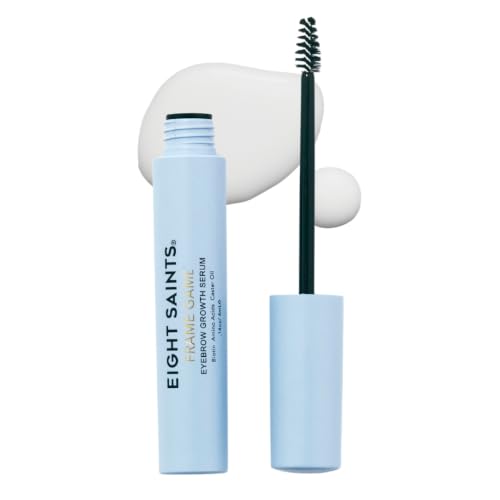 Eight Saints Frame Game Eyebrow Growth Serum for Thicker, Fuller Brows, with Biotin, Amino Acids, and Castor Oil, Brow E
