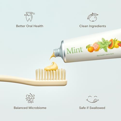 Revitin Fluoride-Free Prebiotic Mint Toothpaste, 3.4 oz – - Product Imagery