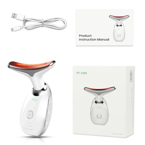 7 Color Face and Neck Massager for Skin Care, Multifunctional - Product Imagery