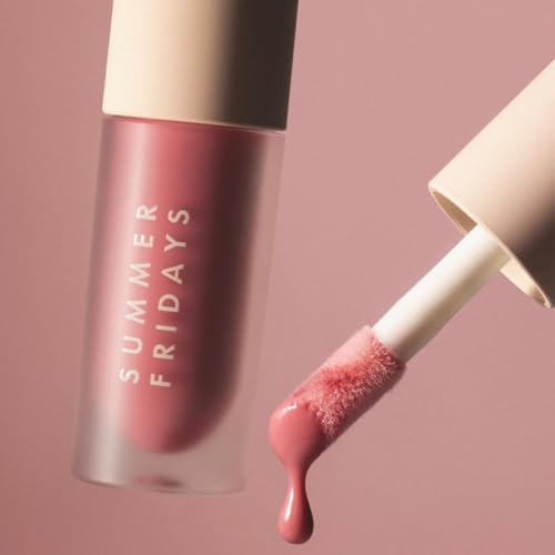 Summer Fridays Dream Lip Oil - Hydrating Tinted Lip Gloss Oil - - Product Imagery