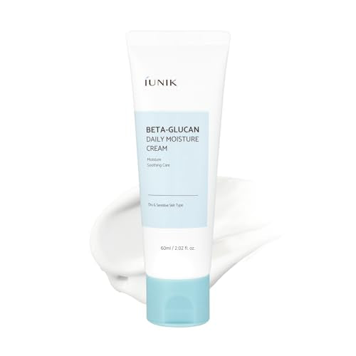 IUNIK Beta-Glucan Daily Moisture Cream - Deep Hydration & Repair - Product Imagery