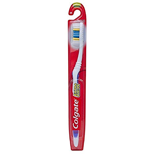 Colgate Extra Clean Toothbrush, Medium, Colors May Vary - Product Imagery