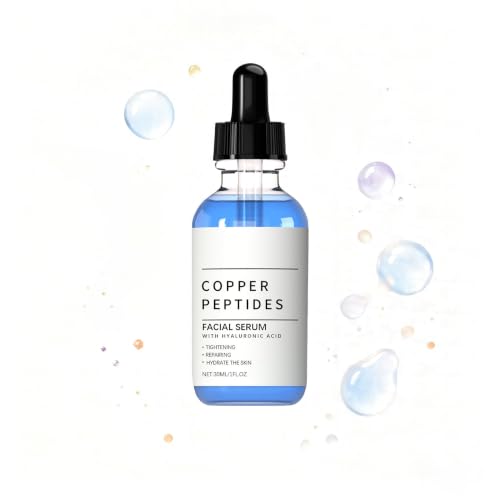 Blue Copper Peptide Serum for face,Copper Tripeptide Serum with - Product Imagery