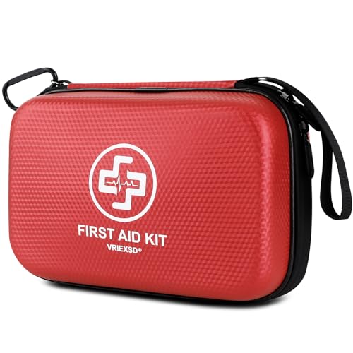 VRIEXSD Premium 320-Piece First Aid Kit, Waterproof EVA Hard - Product Imagery