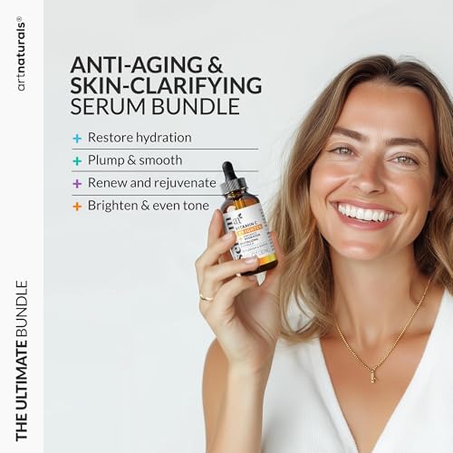 ArtNaturals Vitamin C Skincare Serum Set, 4 Piece - Product Imagery