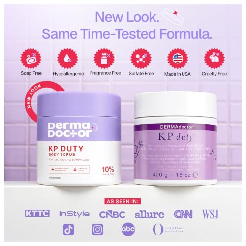 DERMAdoctor KP Bump Eraser Body Scrub for Keratosis Pilaris, 16 - Product Imagery
