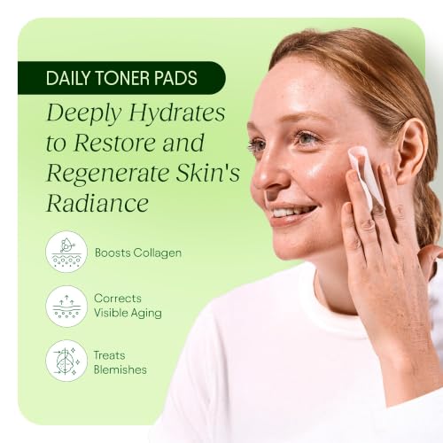 JIYU Toner Pads - Korean Skincare for Dark Spots, Wrinkles & - Product Imagery