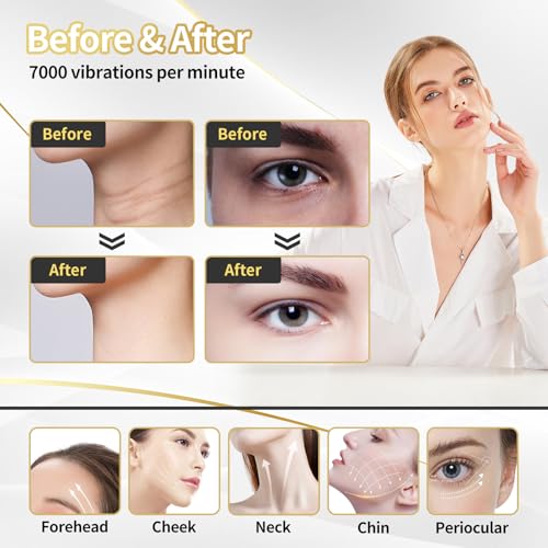 Portable Face Beauty Device, 7 Color Portable Face Massager Tool - Product Imagery