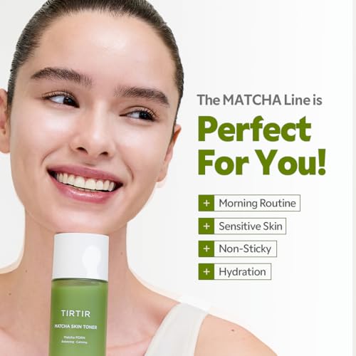TIRTIR Matcha PDRN Skin Toner 5.07 Fl Oz | Hydrating Korean - Product Imagery