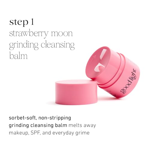 good light Double Cleanse Set. Oil-Based Cleansing Balm & - Product Imagery