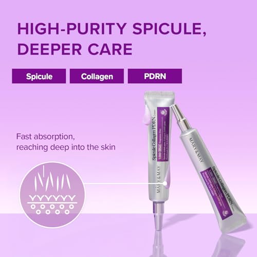 Mary&May Spicule Collagen PDRN Cream, Korean Plumping Night - Product Imagery