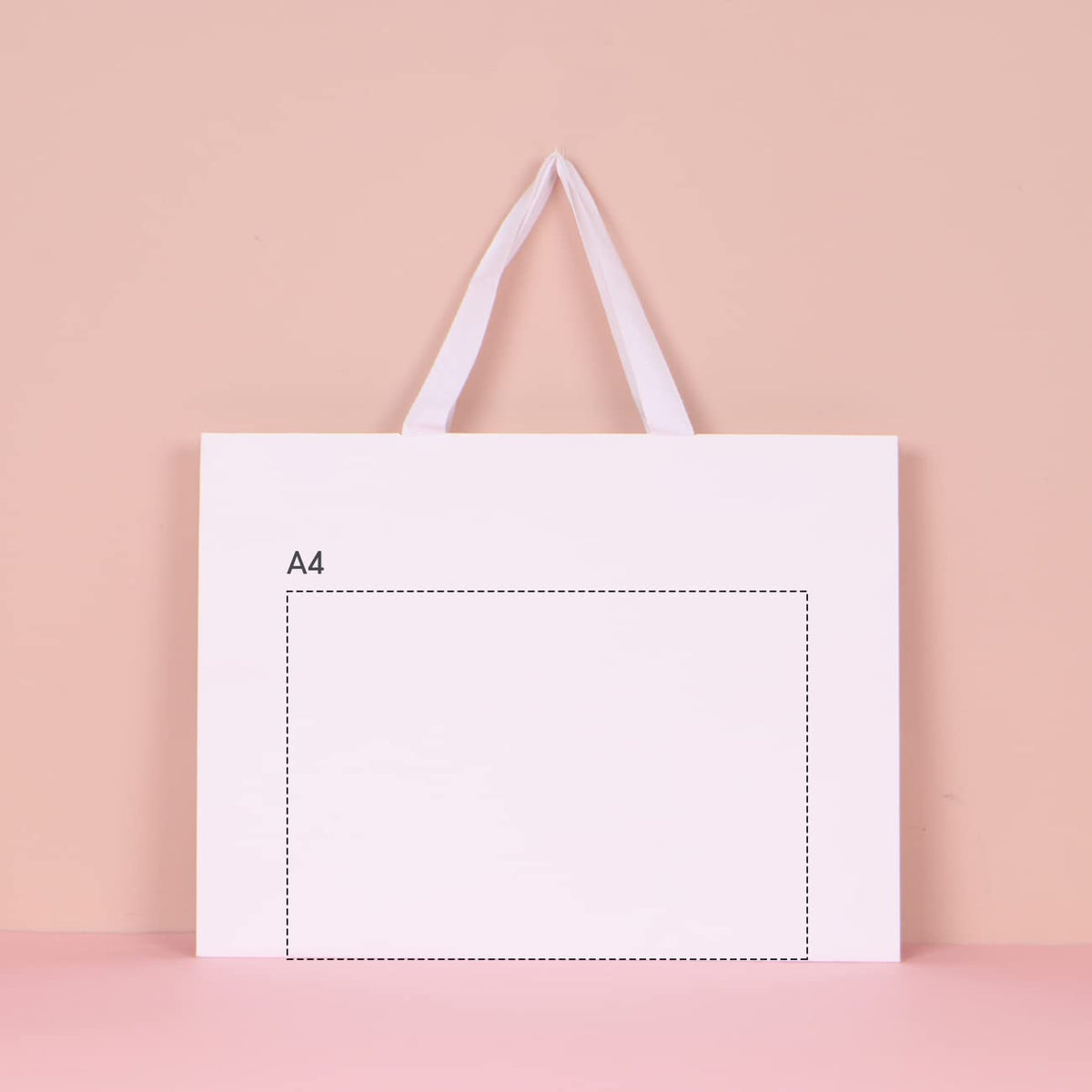 PAPERIST 12pcs 11.8x4.7x9 (2) Medium Size, White Paper Bags with White Cotton Handles, Thick Sturdy Durable Gift bags – 