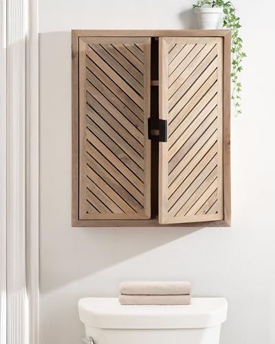 Kate and Laurel Mezzeta Decorative Modern Two-Door Floating - Product Imagery