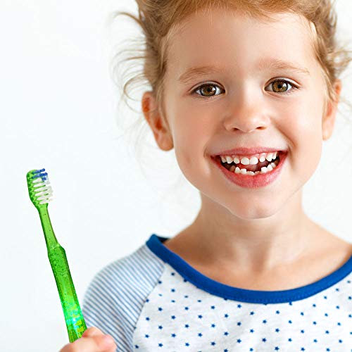 Firefly Light-Up Timer Kids Toothbrush with Suction Cup, Soft - - Product Imagery