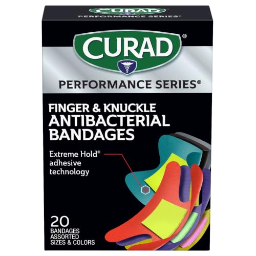 Curad Performance Series Fingertip and Knuckle Antibacterial - Product Imagery