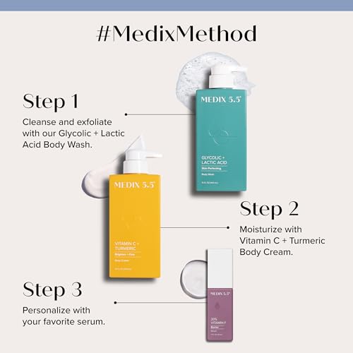 MEDIX Vitamin C Cream + Niacinamide Brightening Body Lotion | - Product Imagery