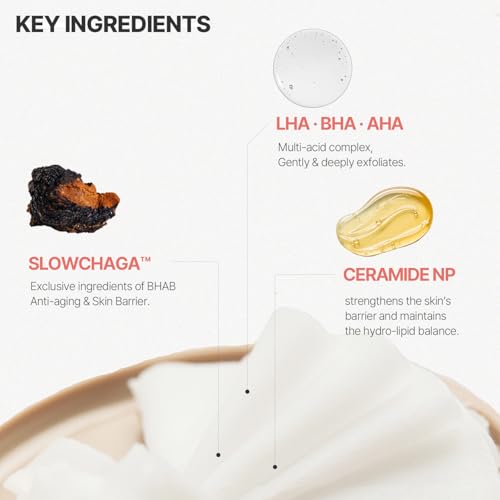 BHAB SLOWCHAGA Essential Cleansing Balm with BHA AHA LHA, Makeup - Product Imagery