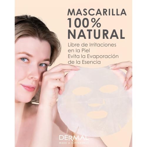 DERMAL 16 Collagen Korean Essence Sheet Mask Variety Pack, Aloe - Product Imagery