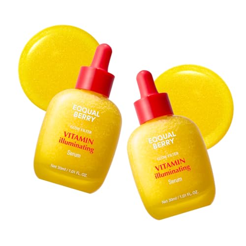 EQQUALBERRY Vitamin Illuminating Serum Double Pack | Niacinamide - Product Imagery