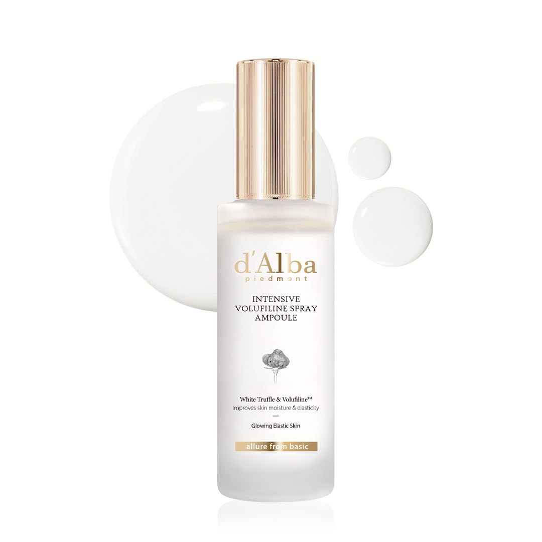 d'alba Piedmont Intensive Vegan Volufiline Spray Ampoule, Milky Spray Serum, Skin Firming, Premium Elasticity Care Treat