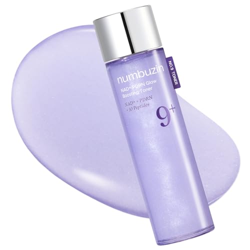 numbuzin No.9 NAD+ Salmon PDRN Toner, Glass Skin Hydrating Toner - Product Imagery