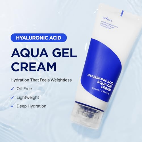 IsNtree Hyaluronic Acid Aqua Gel Cream | Lightweight Gel - Product Imagery